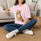 Sitting Orange Kitten T-Shirt