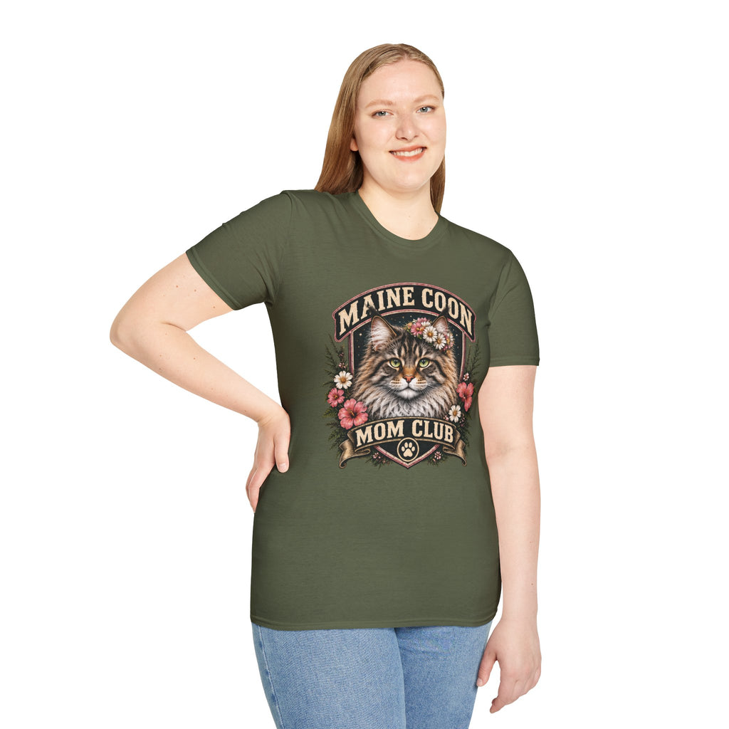 Maine Coon Mom Club T-Shirt