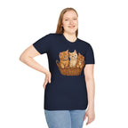 Orange Kittens Basket T-Shirt