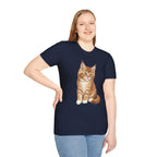 Sitting Orange Kitten T-Shirt