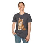 Sitting Orange Kitten T-Shirt