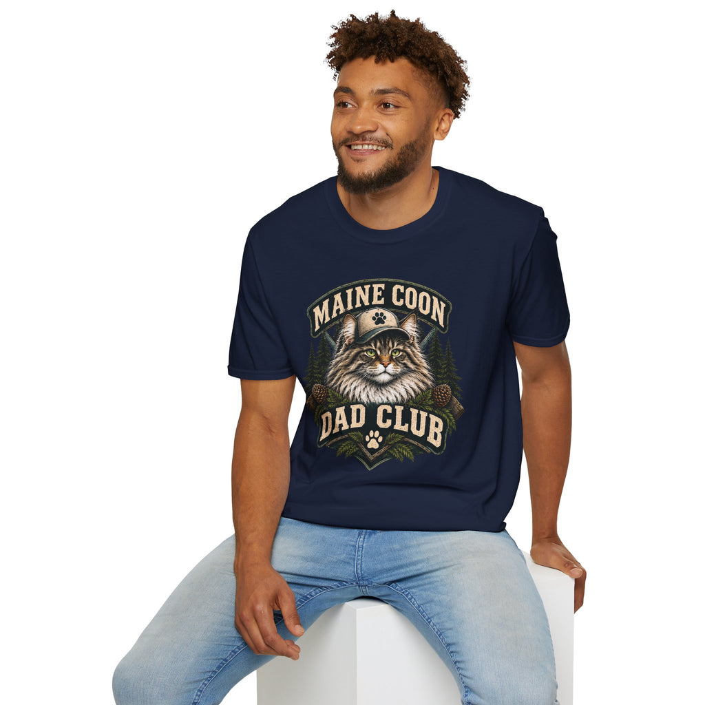 Maine Coon Dad Club T-Shirt