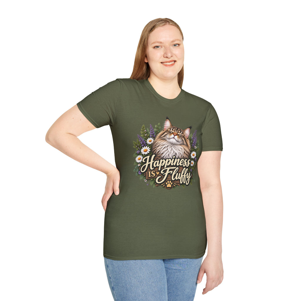 Happiness Is Fluffy T-Shirt