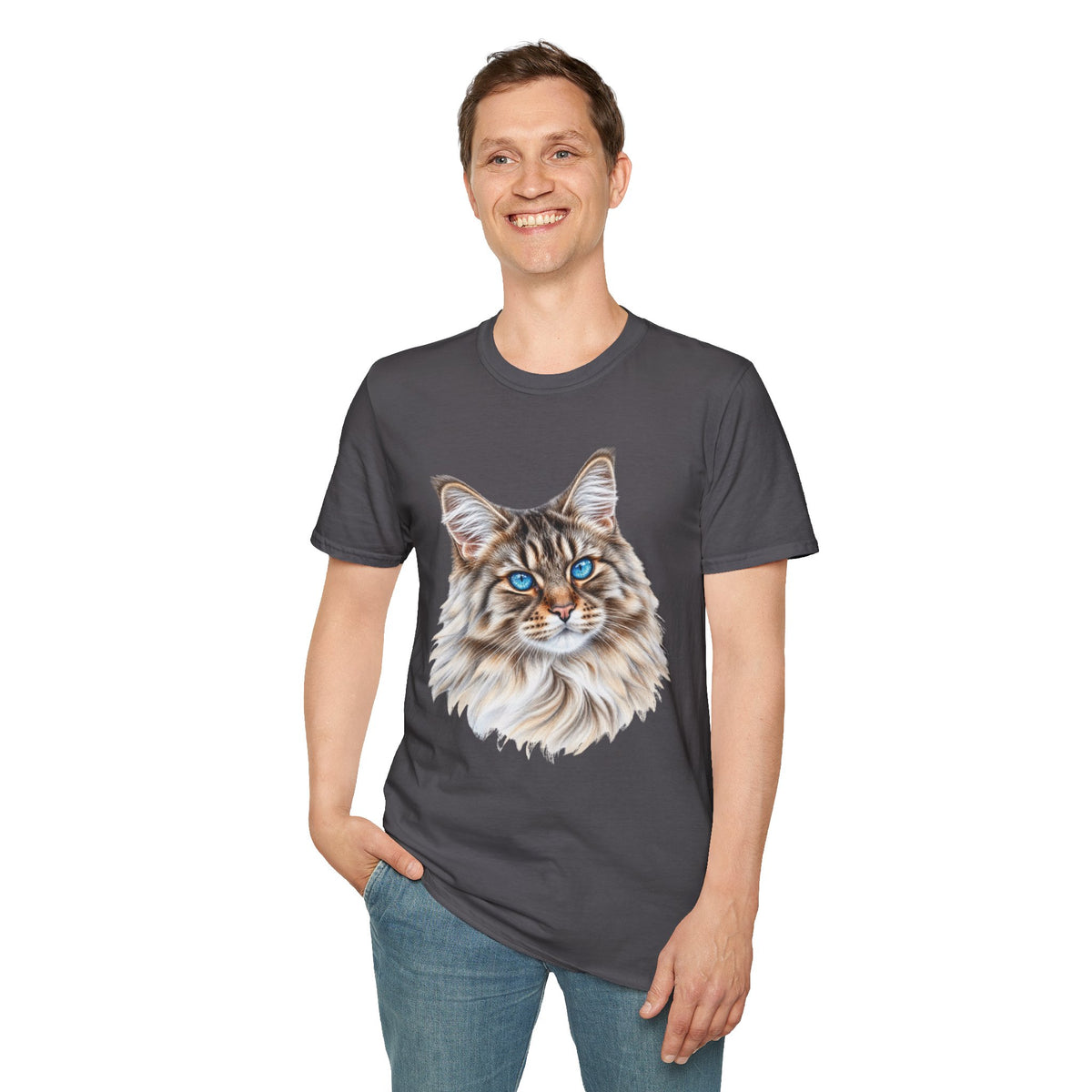 Blue Eyed Tabby Coon T-Shirt