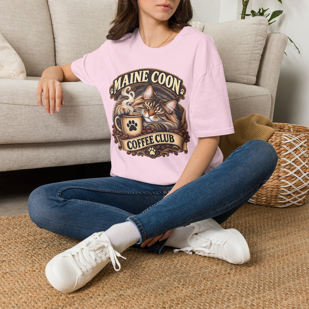 Maine Coon Coffee Club T-Shirt