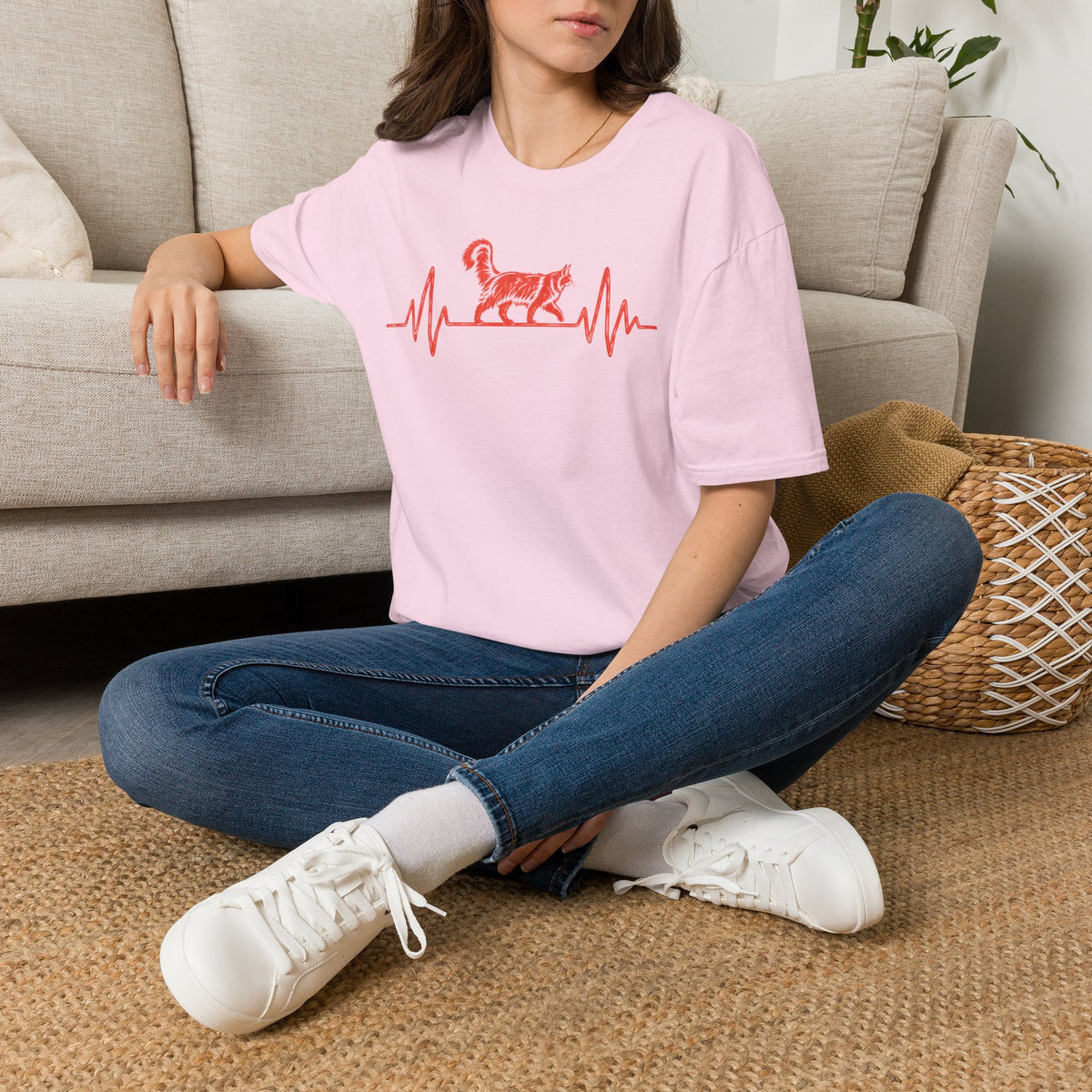 Cat Heartbeat T-Shirt