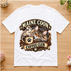 Maine Coon Coffee Club T-Shirt