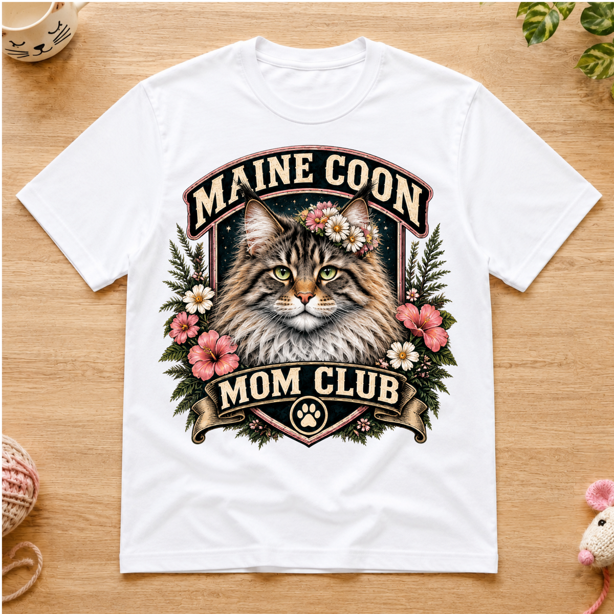 Maine Coon Mom Club T-Shirt