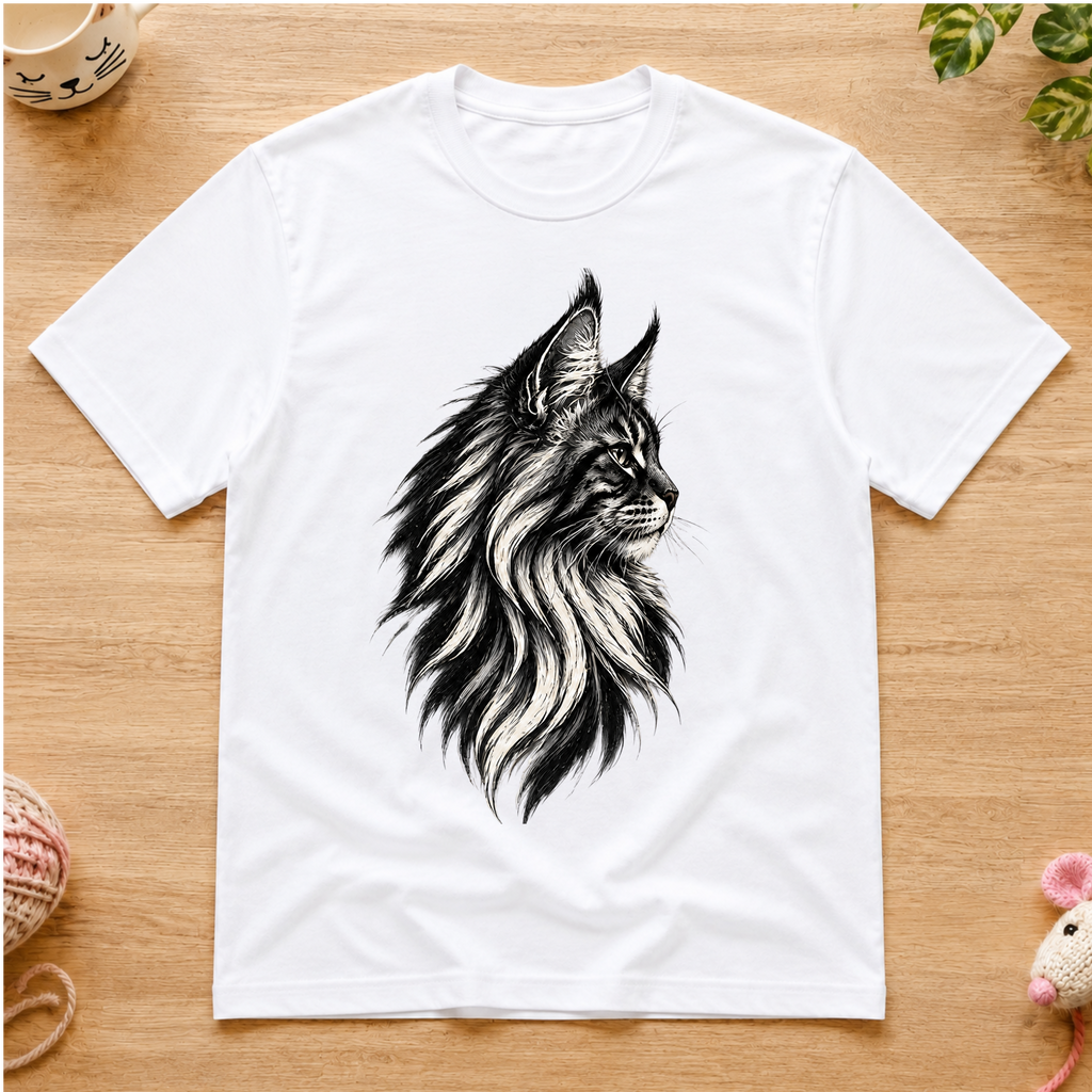 Sketched Coon Portrait T-Shirt
