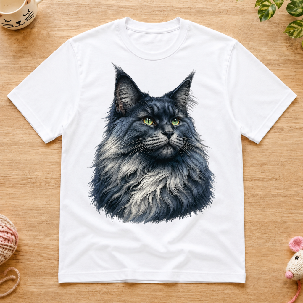 Fluffy Blue Coon T-Shirt