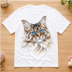Blue Eyed Tabby Coon T-Shirt