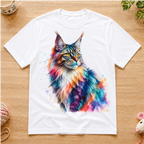 Rainbow Maine Coon T-Shirt