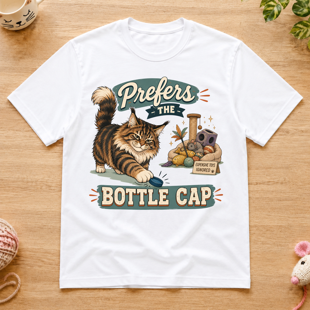 Prefers The Bottle Cap T-Shirt