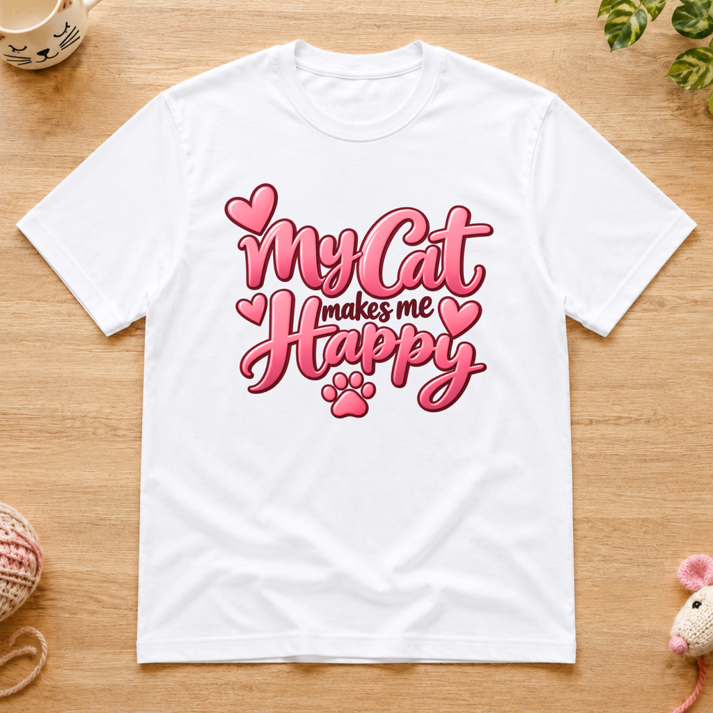 My Cat My Happy T-Shirt