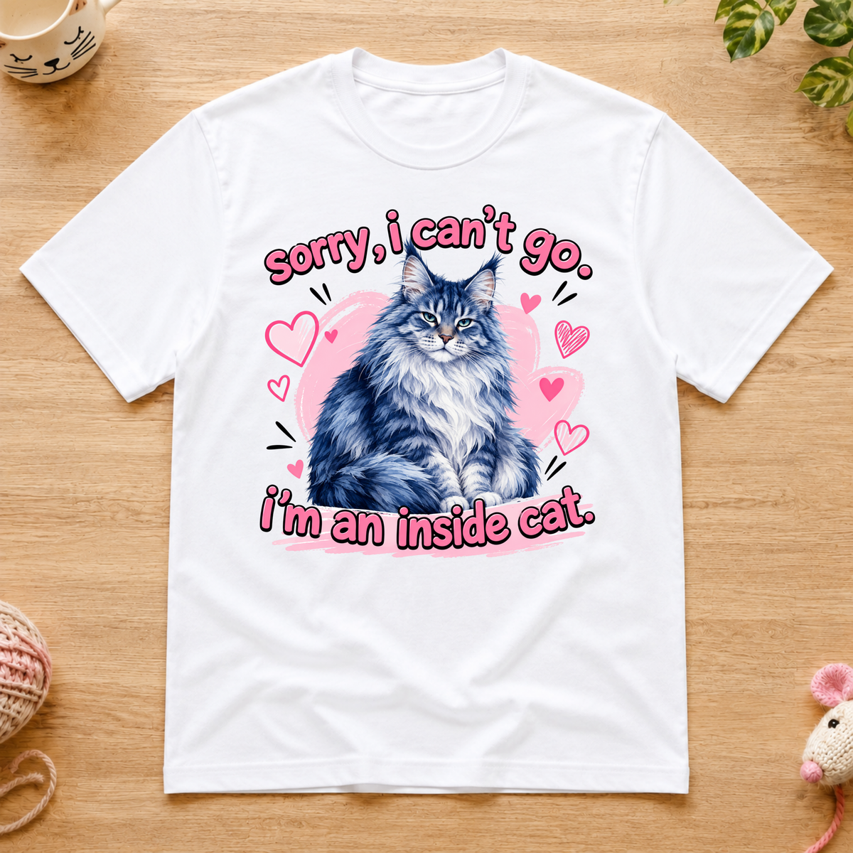 Homebody Cat T-Shirt