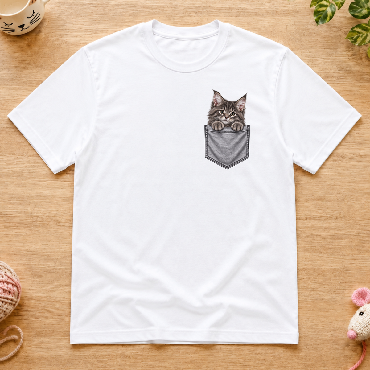 Maine Coon Pocket T-Shirt