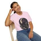 Crescent Moon Black Coon T-Shirt