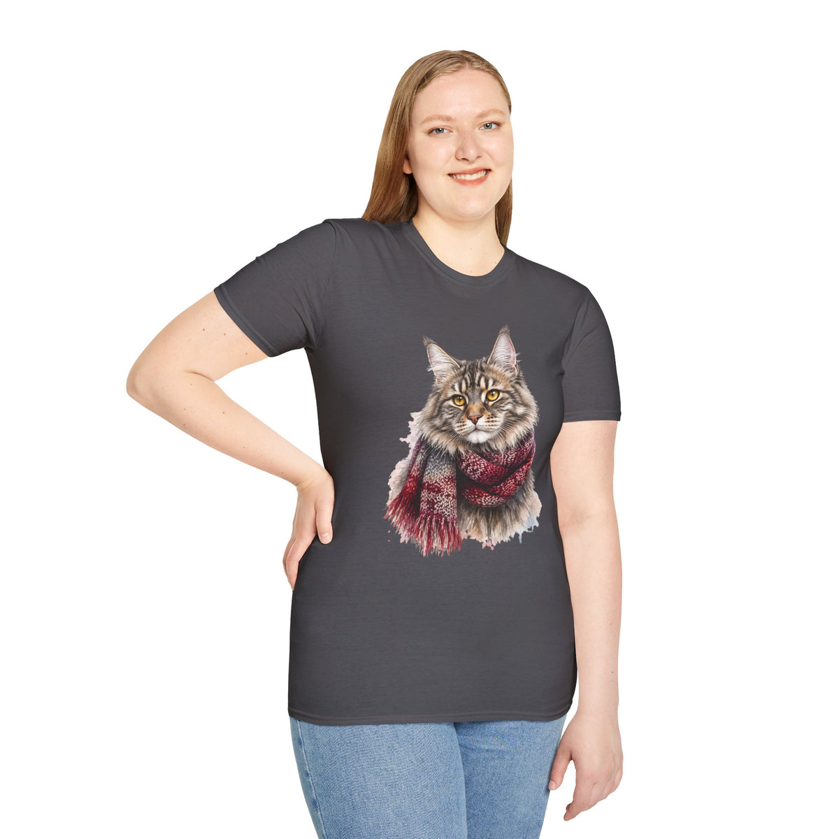 Red Scarf Coon T-Shirt