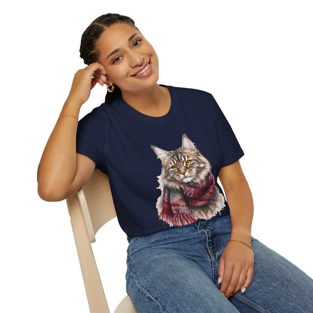 Red Scarf Coon T-Shirt