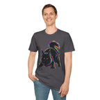 Glitch Black Cat T-Shirt