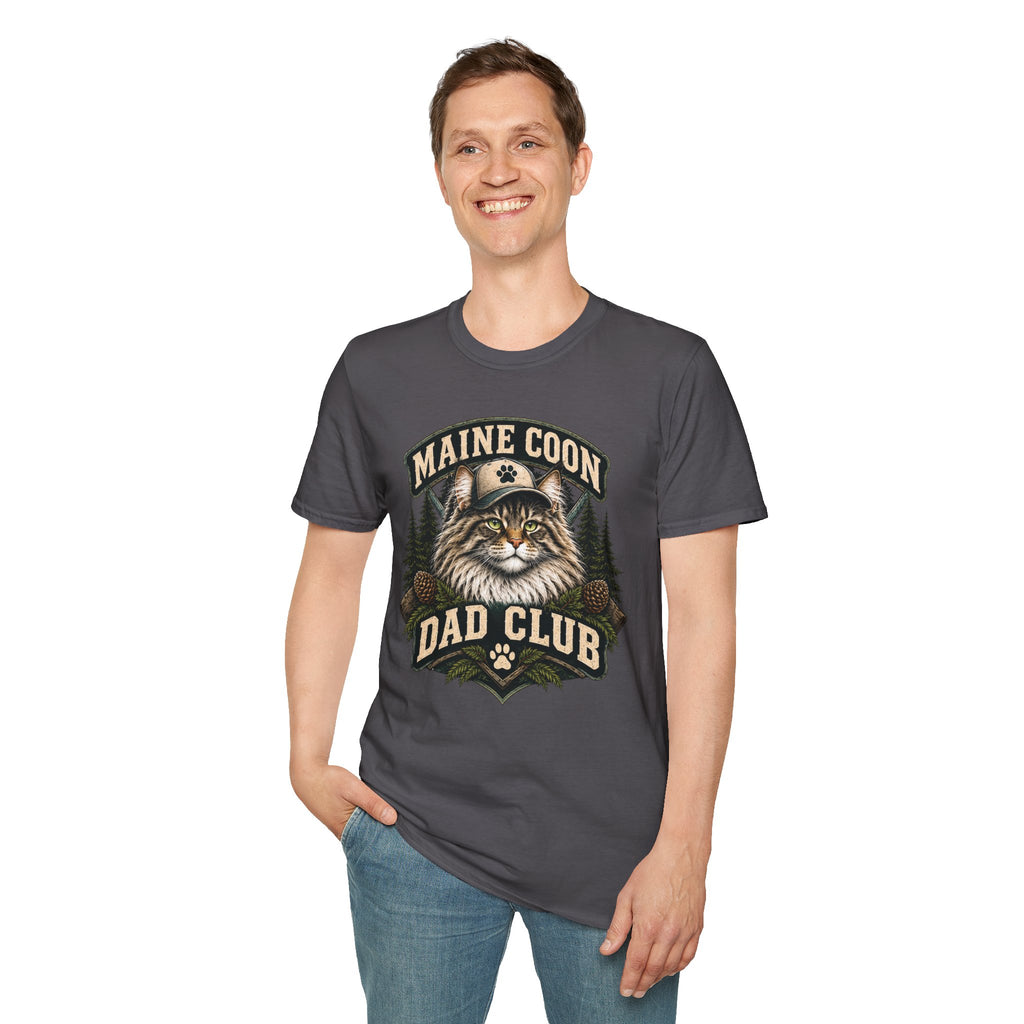 Maine Coon Dad Club T-Shirt