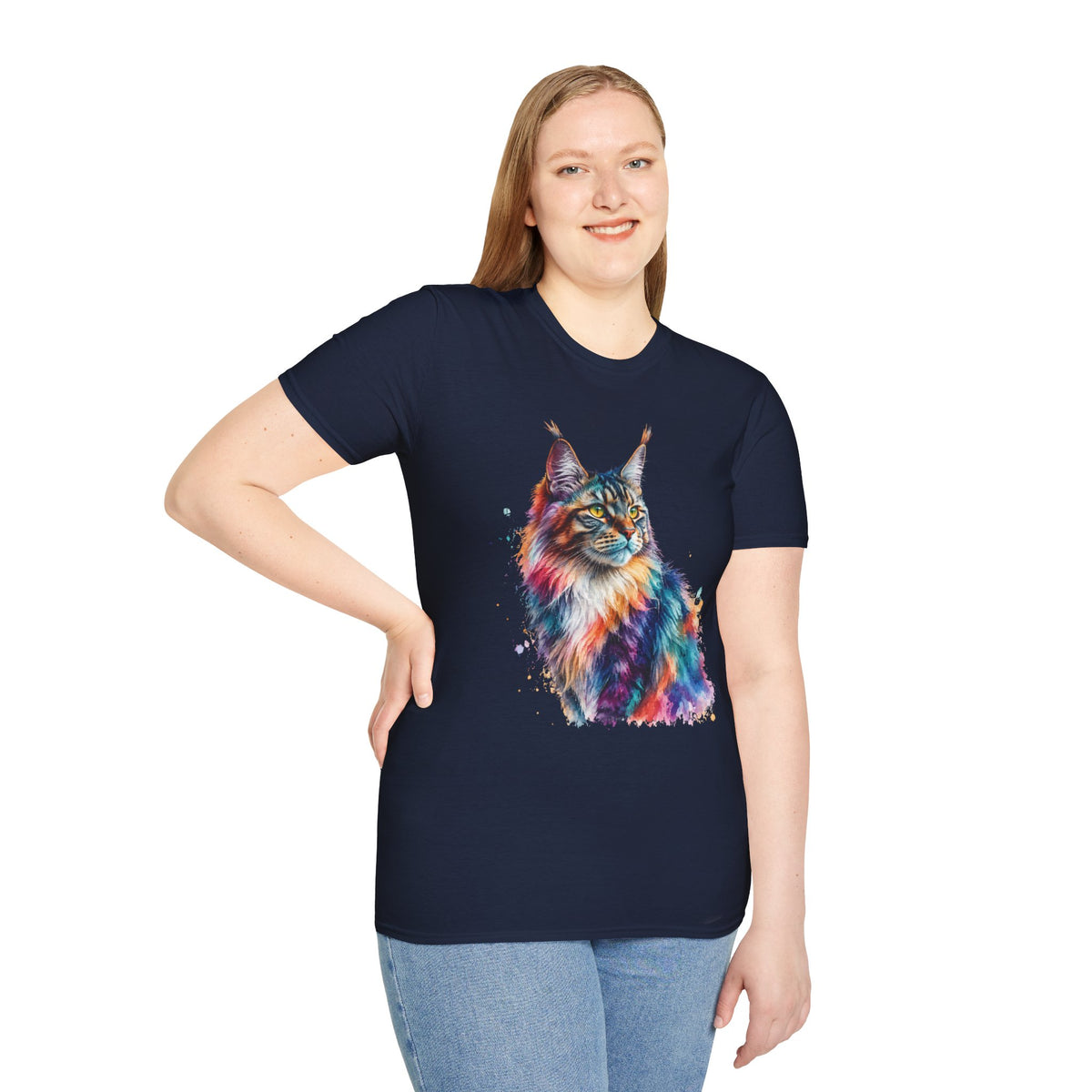 Rainbow Maine Coon T-Shirt