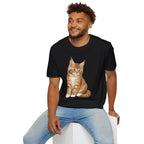 Sitting Orange Kitten T-Shirt