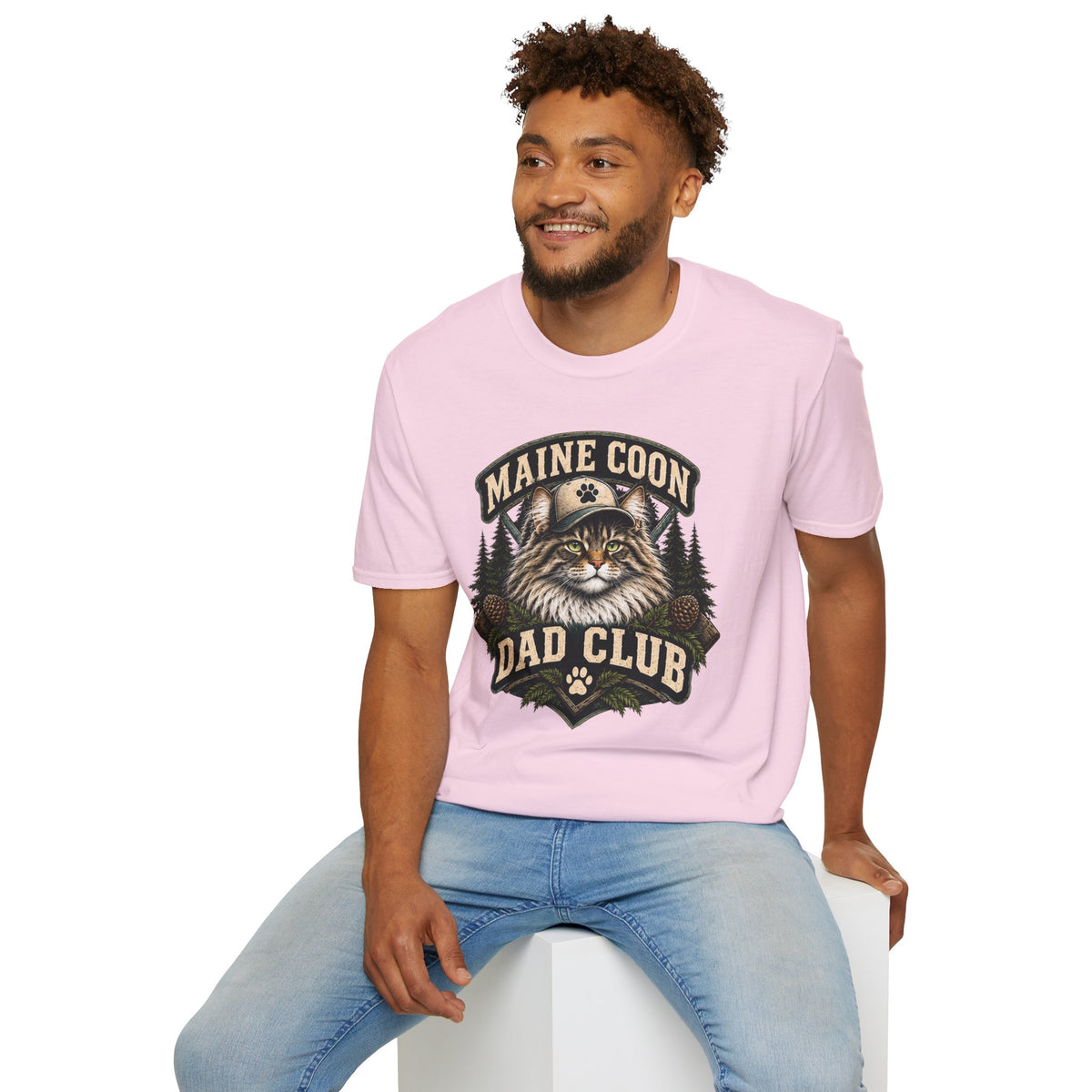 Maine Coon Dad Club T-Shirt
