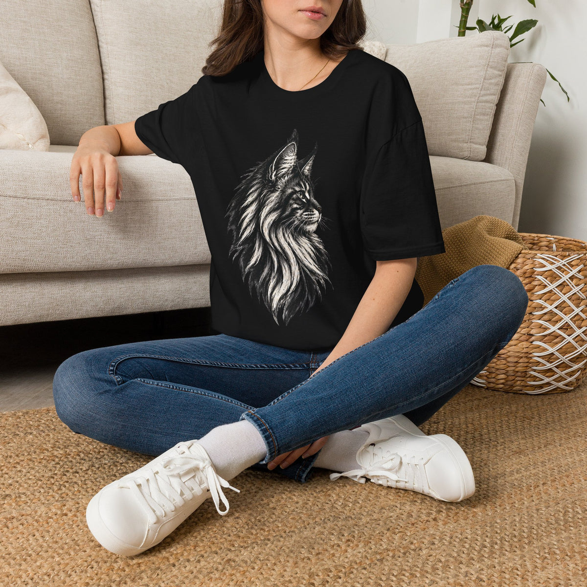 Sketched Coon Portrait T-Shirt